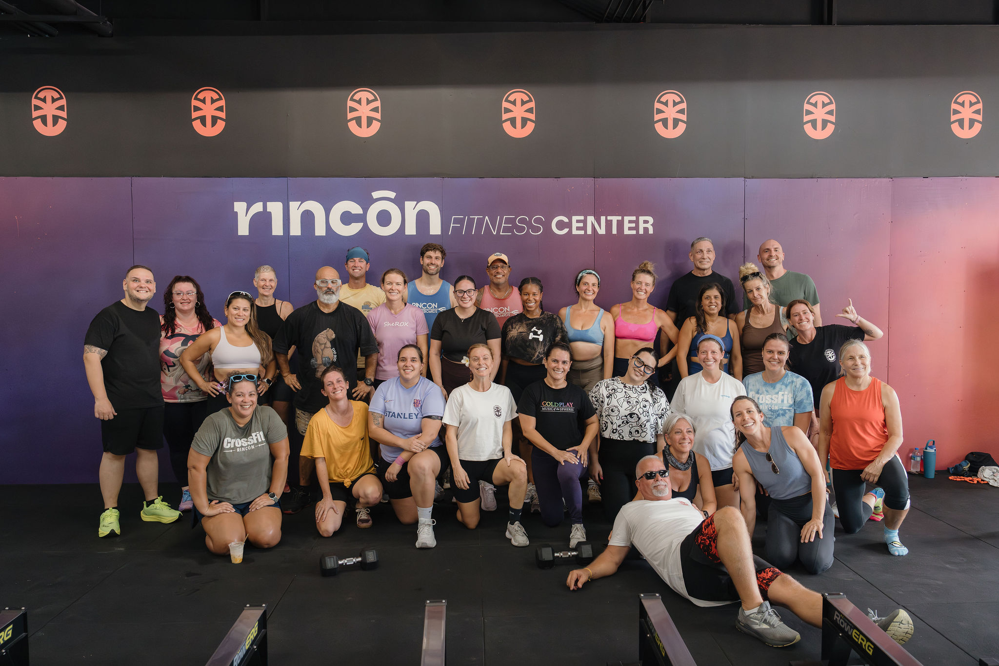 The Rincón Fitness Center community gathered after class